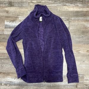 Alpine Design Purple Zip-Up Sweater Womens XS